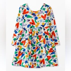 Hanna Andersson Colorful Kids Dress with Fun Patterns